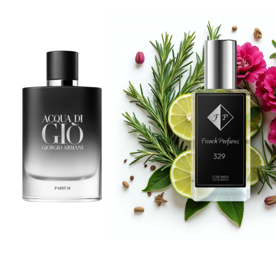 Nr329 kvepalai įkvėpti Giorgio Armani Acqua Di Gio Parfum 33 ml FP Vyrams French Perfumes
