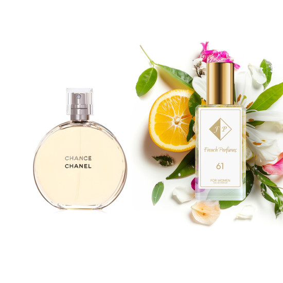 Nr61 kvepalai įkvėpti „Chanel“ – „Chance“ 104 ml EDP FP Moterims French Perfumes