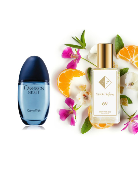 Nr69 kvepalai įkvėpti Calvin Klein – Obsession Night 60 ml EDP