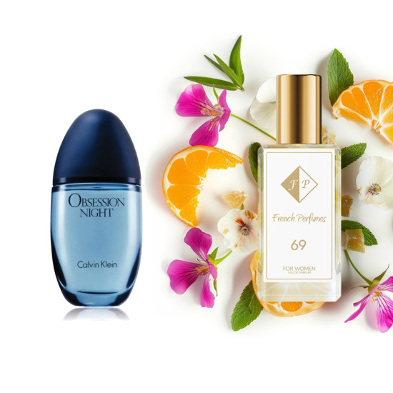 Nr69 kvepalai įkvėpti Calvin Klein – Obsession Night 104 ml EDP FP Moterims French Perfumes