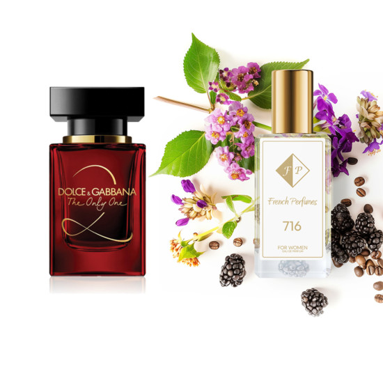 Nr716 Smaržas, ko iedvesmoja Dolce & Gabbana The Only One 2 2 ml EDP FP sievietēm French Perfumes