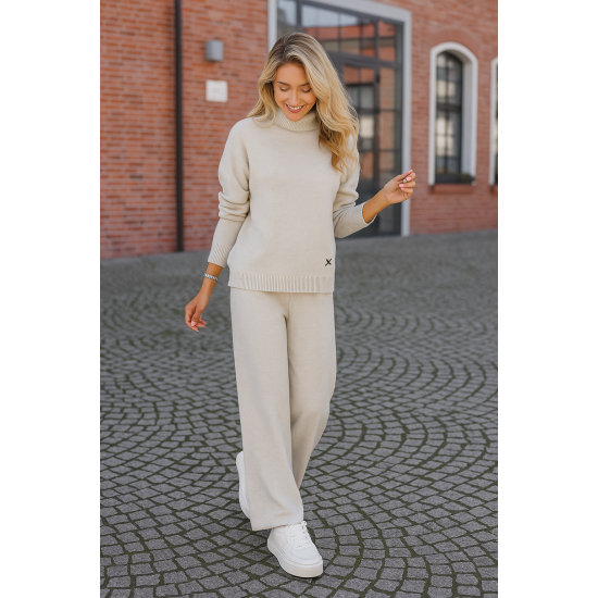 Moteriškas pilkas laisvalaikio kostiumas Maribel Moteriški komplektai