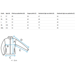 Rusva ilga moteriška striukė Juste