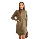 Moteriška chaki suknelė Shine Suknelės ir tunikos