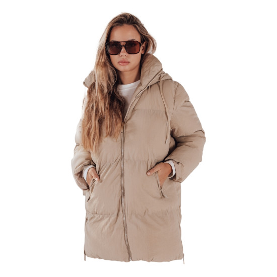 Moteriška dygsniuota rusva striukė Letis Moteriškos striukės