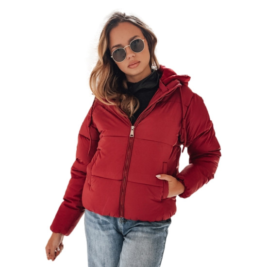 Moteriška raudonos spalvos striukė Glam Moteriškos striukės