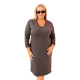 Women's dark grey dress Malt
