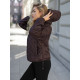 Moteriška tamsiai ruda striukė Lamir Moteriškos striukės