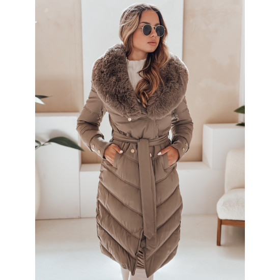 Moteriška žieminė ruda striukė Karlin Moteriškos striukės