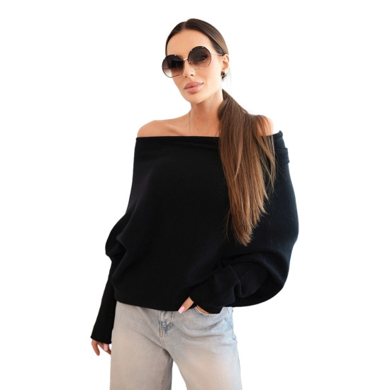 Moteriškas juodas megztinis Anit Moteriški megztiniai