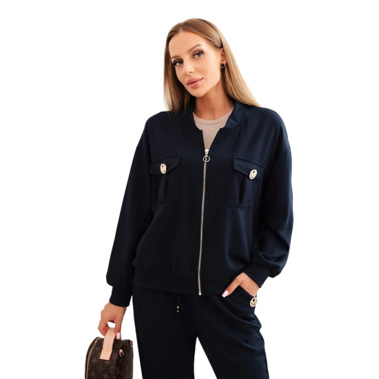 Moteriškas tamsiai mėlynas komplektas Marbel Moteriški komplektai