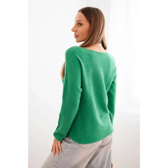 Moteriškas žalios spalvos megztinis Tulsy Moteriški megztiniai