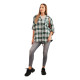 Women's green checked shirt Copo Women's shirts