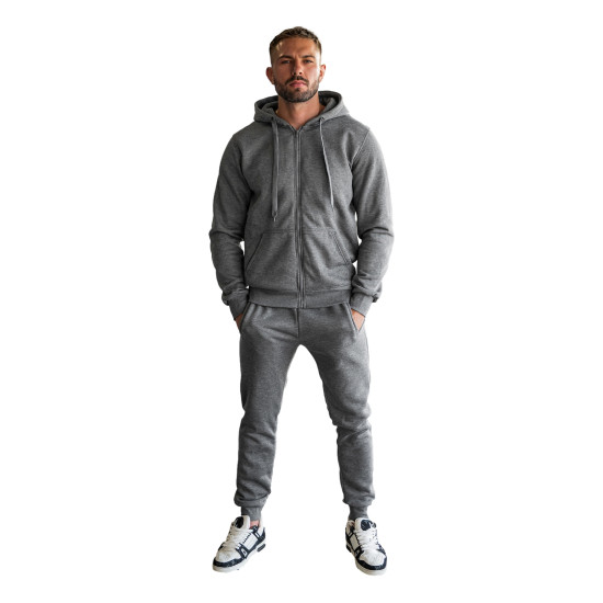 Dark gray men's sports suit Pazar AX0379