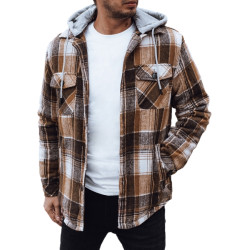 Vyriška ruda striukė su gobtuvu Endrik