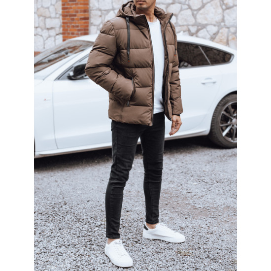 Vyriška žieminė rudos spalvos striukė Nevex Žieminės striukės