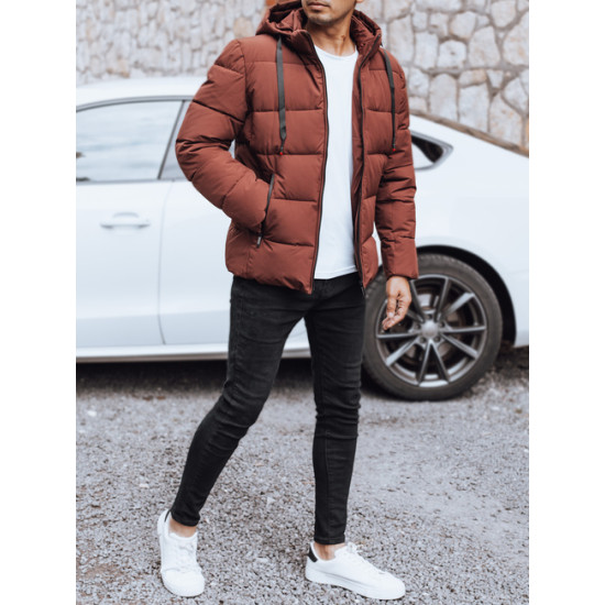 Vyriška žieminė tamsiai rudos spalvos striukė Nevex Žieminės striukės