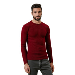 Vyriškas bordo megztins Areta Vyriškas bordo megztins Areta