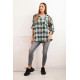 Women's green checked shirt Copo Women's shirts
