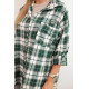 Women's green checked shirt Copo Women's shirts