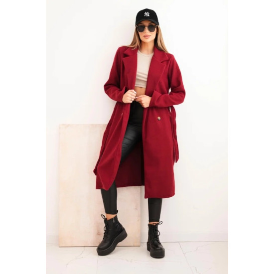 Women's burgundy coat Maris Women's jackets