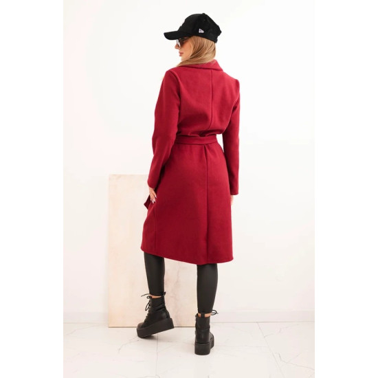 Women's burgundy coat Maris Women's jackets