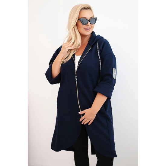 Women's dark blue coat Lino Women's jackets
