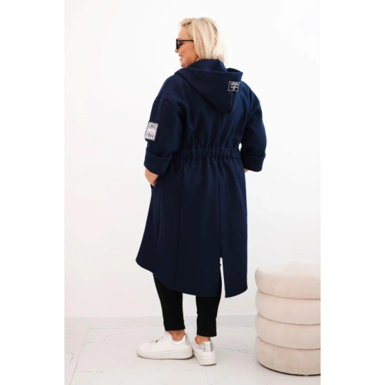 Women's dark blue coat Lino Women's jackets