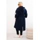 Women's dark blue coat Lino Women's jackets