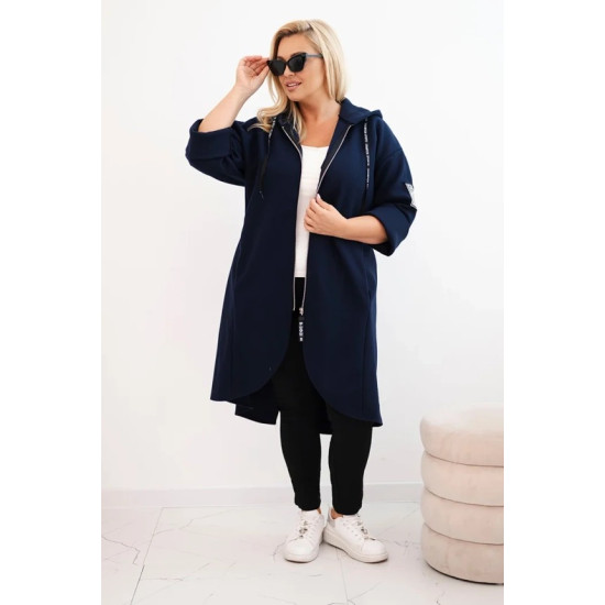 Women's dark blue coat Lino Women's jackets