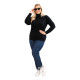 Women's black jumper Nolo