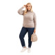 Women's dark brown cardigan Nolo