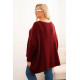 Women's burgundy jumper Lori Women's sweaters