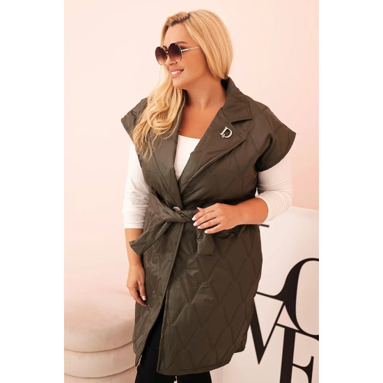 Women's khaki vest Dalic Women's waistcoats