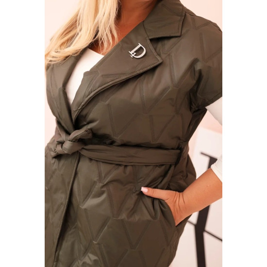 Women's khaki vest Dalic Women's waistcoats