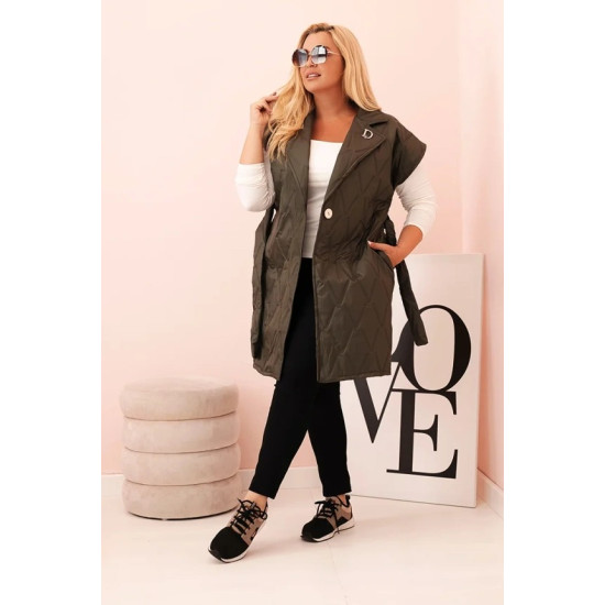 Women's khaki vest Dalic Women's waistcoats