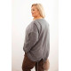 Women's dark grey jumper Love ART1507 - For women Women's dark grey jumper Love Women's sweaters
