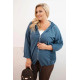 Women's blue hooded jumper Alba Women's sweaters