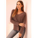 Women's brown cardigan Remo Women's sweaters