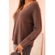 Women's brown cardigan Remo Women's sweaters