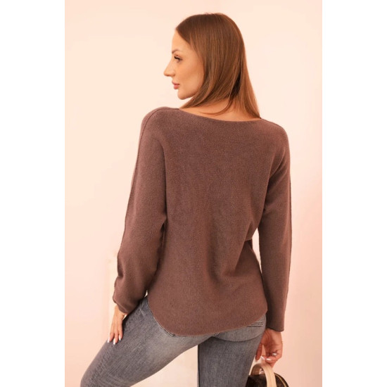 Women's brown cardigan Remo Women's sweaters