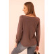 Women's brown cardigan Remo Women's sweaters