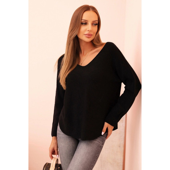 Women's black cardigan Remo Women's sweaters