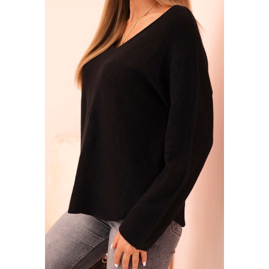 Women's black cardigan Remo Women's sweaters