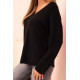 Women's black cardigan Remo Women's sweaters