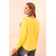 Women's bright yellow cardigan Remo Women's sweaters