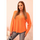 Women's orange cardigan Remo Women's sweaters