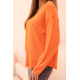 Women's orange cardigan Remo Women's sweaters