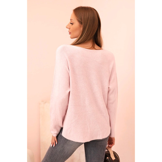 Women's light pink cardigan Remo Women's sweaters
