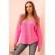 Women's pink cardigan Remo Women's sweaters